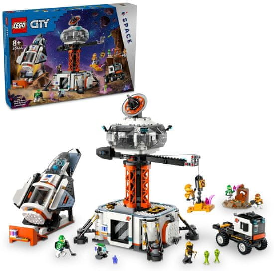 LEGO City 60434 vesoljska baza in izstrelišče za raketo