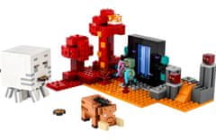 LEGO Minecraft 21255 zaseda v portalu v Nether