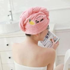 Vpojna brisača iz mikrovlaken za hitro sušenje las, Turban (2 kosa) | HAIRWRAP 