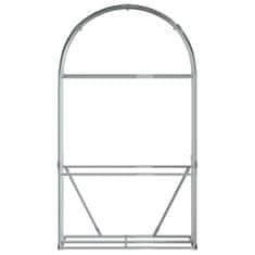 Vidaxl Nosilec za polena antraciten 120x45x210 cm pocinkano jeklo