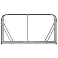 Vidaxl Nosilec za polena antraciten 180x45x100 cm pocinkano jeklo