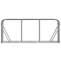 Vidaxl Nosilec za polena antraciten 234x45x100 cm pocinkano jeklo
