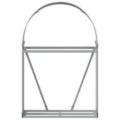 Vidaxl Nosilec za polena antraciten 80x45x120 cm pocinkano jeklo