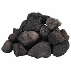 shumee Vulkanski kamen 10 kg črn 5-8 cm