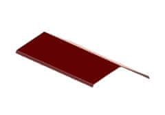 STREFA Greben RŠ 333, 2 bm, lakiran cink, jekleno rdeča RAL 3009
