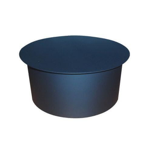 STREFA Dimni pokrovček 125 mm črn