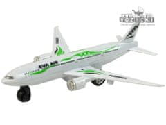 Lean-toys Belo potniško letalo z zvoki