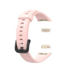BStrap Silicone pašček za Honor Band 6 / Huawei Band 6, sand pink