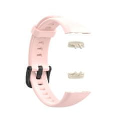 BStrap Silicone pašček za Honor Band 6 / Huawei Band 6, sand pink
