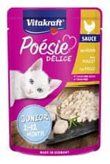 Vitakraft Cat Poésie DéliSauce pocket junior chicken 85g