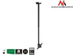 Maclean stropni nosilec za TV ali monitor mc-580b 17-37 vesa 200x200 do 50 kg