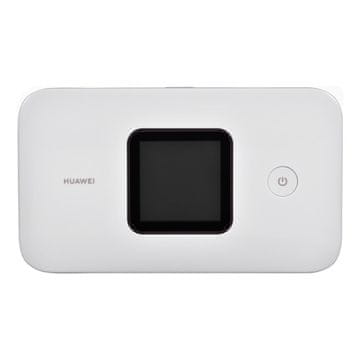 Huawei Prenosni usmerjevalnik Huawei E5785-320a, Beli, z vgrajenim zaslonom, 4G LTE, Dvojni pas (2.4 GHz / 5 GHz), 1500 mAh, kompaktne dimenzije, idealen za mobilno povezljivost.