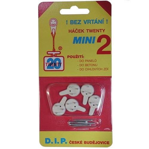 D.I.P. s.r.o. kaveljček tw.mini II PH BELI (5 kosov) 1104 (7015)