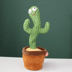 Čarobni interaktiven kaktus z LED-ligh osvetlitvijo〡DANCING CACTUS