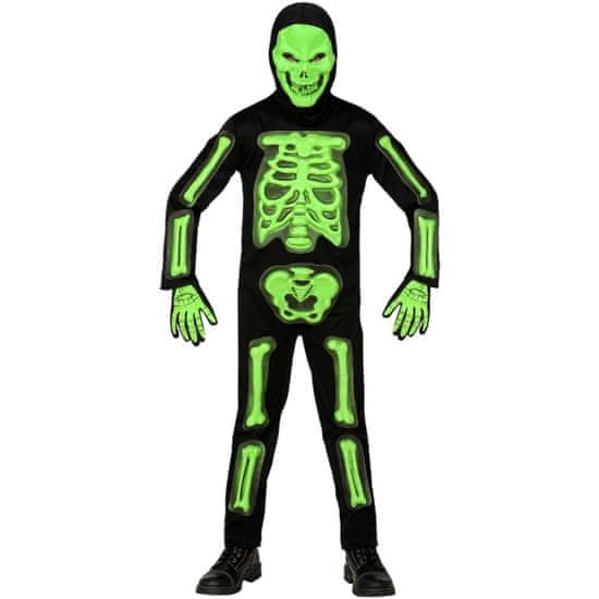 Widmann Otroški Kostum Zelenega Skeleton 3D
