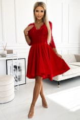 Numoco Ženska večerna obleka Nicolle rdeča L