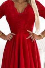 Numoco Ženska večerna obleka Nicolle rdeča L