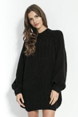 Fobya Ženska pulover obleka Angligune črna L/XL