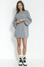 Fobya Ženska pulover obleka Angligune siva L/XL