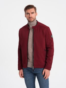 OMBRE Moški bomber Addaved kostanjeva