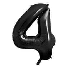 Moja zabava Balon številka 4 črn