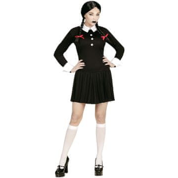 Widmann Ženski Kostum Wednesday - Addams