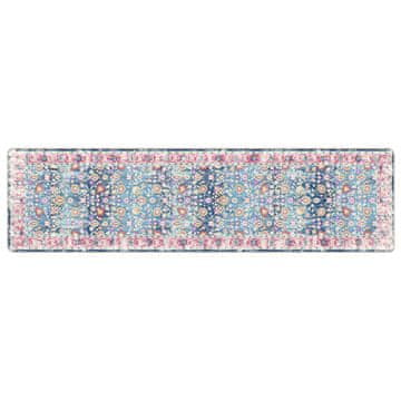 Vidaxl Pralna preproga 80x300 cm večbarvna