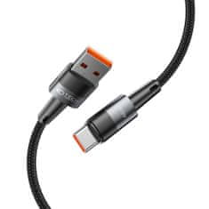Tech-protect Ultraboost kabel USB / USB-C 66W 6A 3m, črna