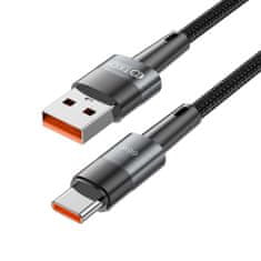 Tech-protect Ultraboost kabel USB / USB-C 66W 6A 3m, črna