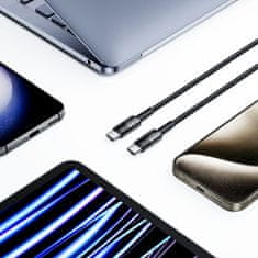 Tech-protect Ultraboost kabel USB-C / USB-C PD 60W 3A 0.5m, črna