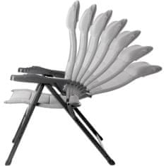 Brunner Aravel 3D stol za kampiranje, M, siv