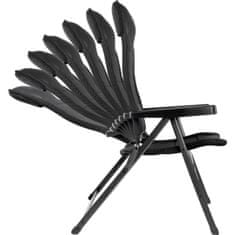 Brunner Aravel 3D stol za kampiranje, L, črn