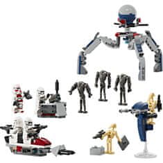 LEGO Star Wars 75372 Bojni paket klonski bojevnik in bojni droid