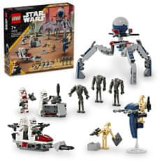 LEGO Star Wars 75372 Bojni paket klonski bojevnik in bojni droid