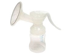 Poupy Ročna prsna črpalka s stekleničko POUPY 150 ml