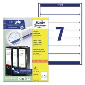 Avery Zweckform Etikete zweckform l4760 38x192mm 1/100 etikete za registratorje
