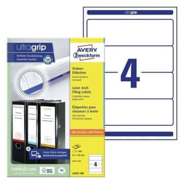 Avery Zweckform Etikete zweckform l4761 61x192mm 1/100 etikete za registratorje