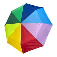 Doppler Ženski zložljivi mehanski dežnik Hit Rainbow 70830R