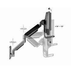 Gembird Nosilec za dva monitorja MA-WA2-02 17”-32”