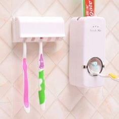 HOME & MARKER® Dozirnik zobne paste z držalom za zobno ščetko | BRUSHBASE