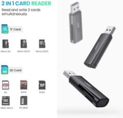 Ugreen Čitalec kartic SD/microSD USB 3.0 - box