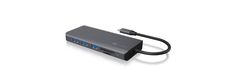 IcyBox IB-DK4070-CPD USB-C priklopna postaja s Power Delivery 100W