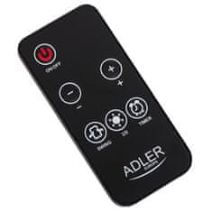 Adler Keramični LCD kalorifer 2200W, stolp, črn