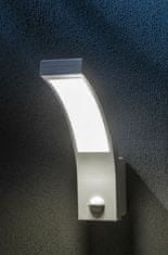 GTV Stenska LED svetilka s senzorjem PARIS 10W 230V IP54, bela