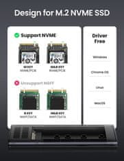 Ugreen M.2 NVMe SSD USB adapter B-Key & M+B Key - box
