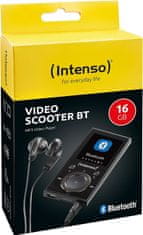 Intenso MP3 predvajalnik Video Scooter BT 16GB - črn