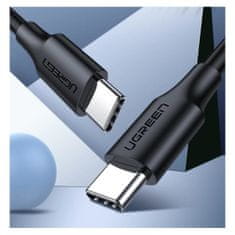 Ugreen USB 2.0 USB-C na USB-C 0,5m (črn) - polybag
