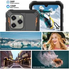 Blackview Pametni robustni telefon BV5300 4/32GB, oranžen
