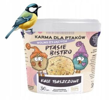 shumee Mastne kroglice za ptice, zimska hrana, set 30 kosov