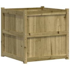 Vidaxl Vrtno korito 70x70x70 cm impregnirana borovina